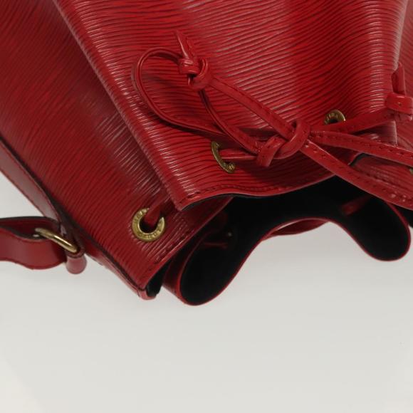 LOUIS VUITTON Epi Noe Shoulder Bag Red M44007 LV Auth 136463 - Picture 8 of 16